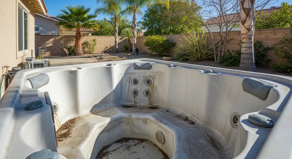 Hot tub removal service in Murrieta