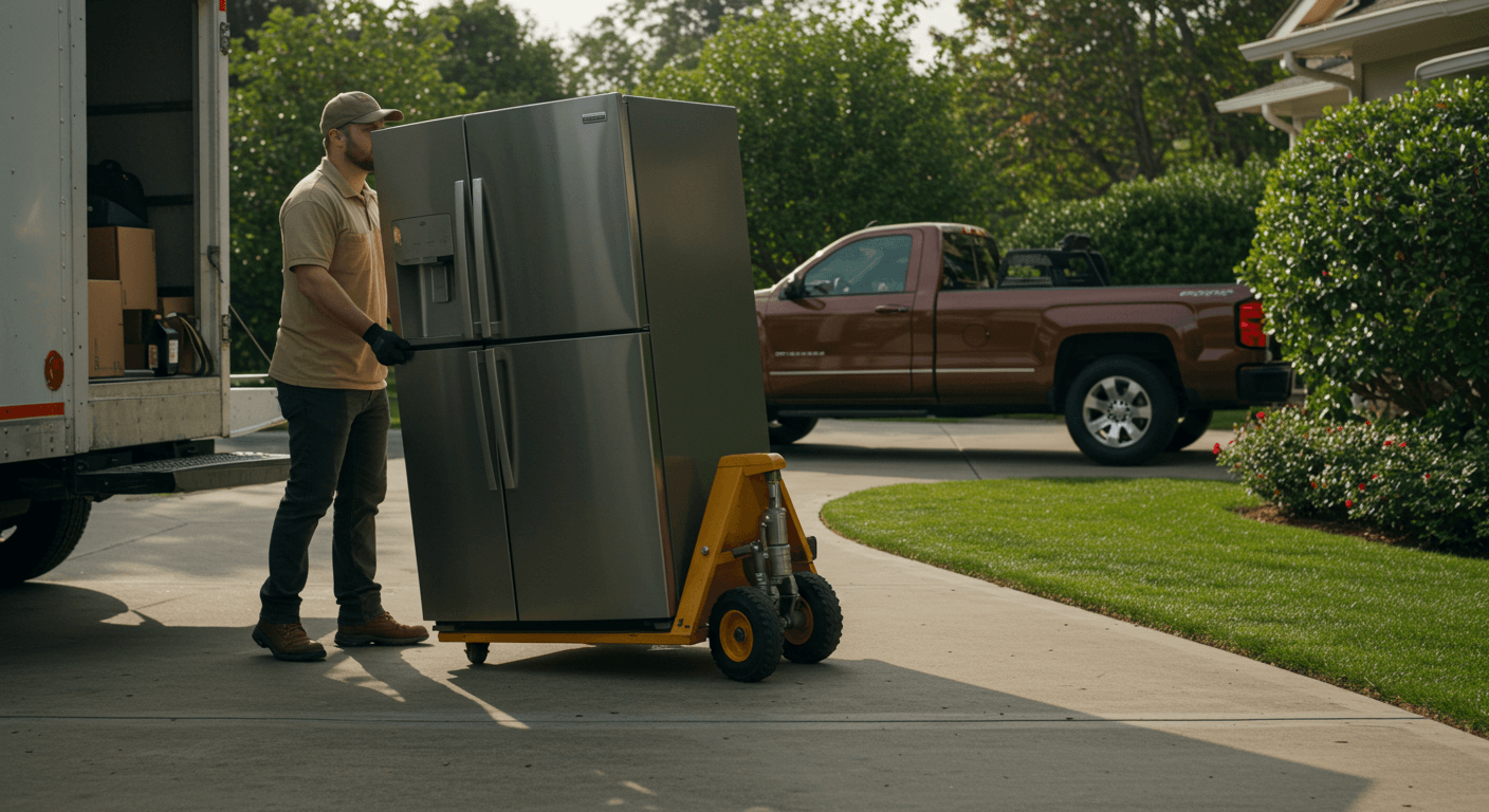 Old appliances ready for junk removal