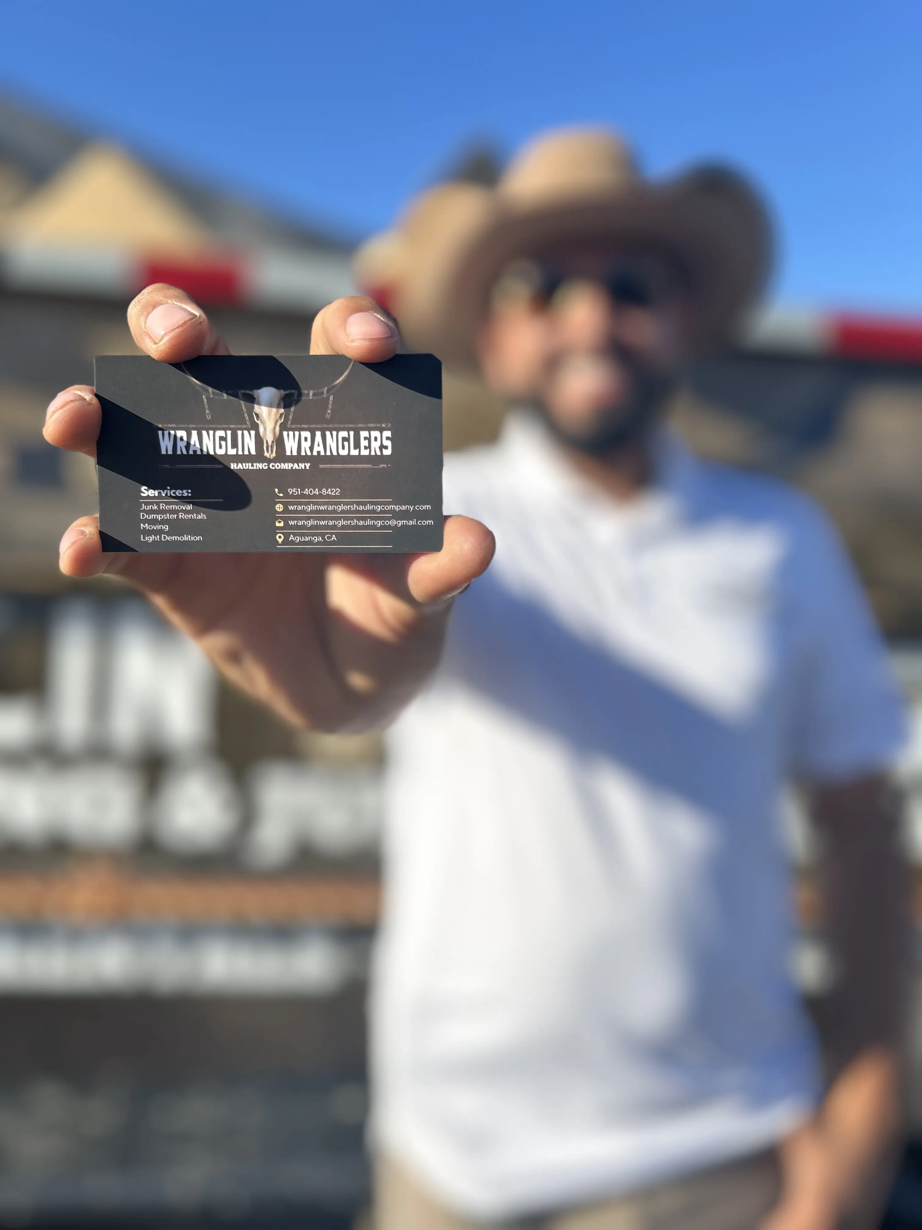 Wranglin' Wranglers junk removal background